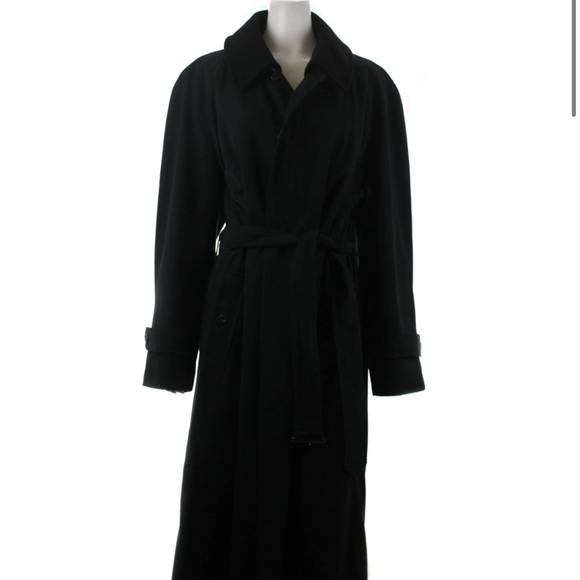 BURBERRY BLACK TRENCH COAT